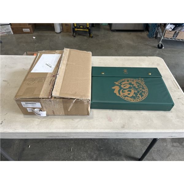 2 YELLOW MOUNTAIN CHINESE MAHJONG SETS IN HARD CASES