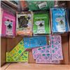 Image 3 : FIVE SETS OF NEW RAINBOW 24 PACK SCRATCH ART PAPER NOTEBOOKS, INCLUDES 24 PENCILS AND 24 STENCILS