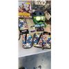 Image 2 : TRAY OF TOYS INCLUDING 2 MONOPOLY STAR WARS CD-ROM EDITION, THE GREAT BATTLES COLLECTORS EDITION,4 M