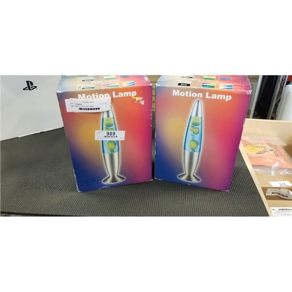 TWO NEW GLITTER LAVA LAMPS