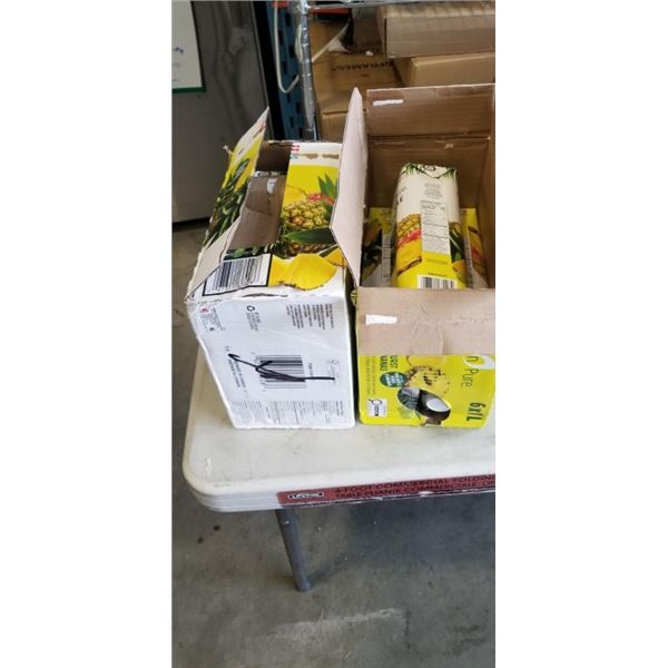 11 CARTONS, 1 LITRE EACH OF FRESH'N PURE PINEAPPLE BURST JUICE.