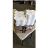 Image 1 : TRAY OF AMAZON OVERSTOCK INCLUDING 2 WATER BOTTLES, INFLATABLE TUMMY TIME MATS, STYROFOAM CUPS