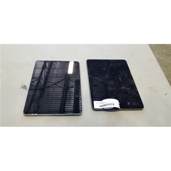 IPAD AND IPAD AIR. MODEL A2316 AND MODEL A2588. CONDITION UNKNOWN