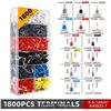 Image 1 : NEW 1800PC WIRE FERRULE TERMINALS KIT 22AWG-7AWG