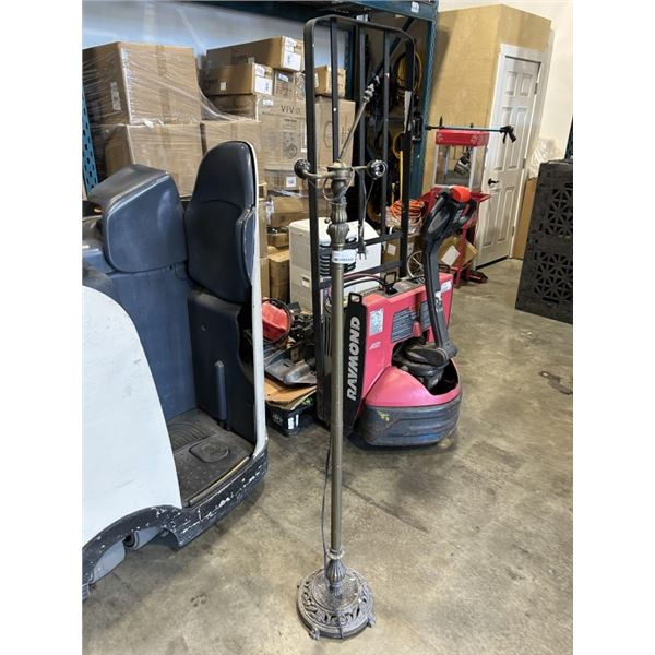 HEAVY BRASS FLOOR LAMP