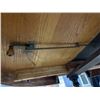 Image 6 : ANTIQUE DINING TABLE ON CASTERS W/ 4 CHAIRS AND LEAF