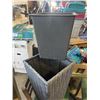 Image 4 : 2 OUTDOOR WICKER PLANTER POTS