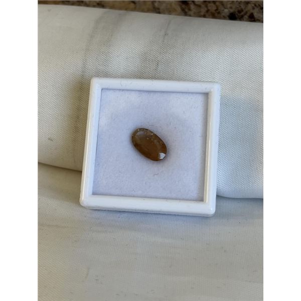 5.3CT NATURAL IMPERIAL TOPAZ, UNTREATED, OVAL CUT, RETAIL $760