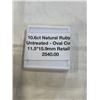 Image 2 : 10.6CT NATURAL RUBY, UNTREATED, OVAL CUT - RETAIL $2540