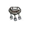 Image 1 : PALLADIUM WHITE ELECTROPLATING BROOCH AND STONES ARE SYNTHETIC ZIRCONIA.