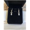 Image 1 : NEW 18K GOLD PLATED 2.0CT EACH PEAR CUT SIMULATED DIAMOND (CZ) DANGLE EARRINGS