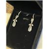Image 2 : NEW 18K GOLD PLATED 2.0CT EACH PEAR CUT SIMULATED DIAMOND (CZ) DANGLE EARRINGS