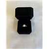 Image 1 : NEW S925 2.0CT SIMULATED DIAMOND (CZ) SOLITAIRE RING, SIZE 7, MOUNTED IN 925 STERLIJG SILVER W/ WHIT