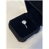 Image 3 : NEW S925 2.0CT SIMULATED DIAMOND (CZ) SOLITAIRE RING, SIZE 7, MOUNTED IN 925 STERLIJG SILVER W/ WHIT