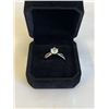 Image 2 : NEW S925 1.0CT SIMULATED DIAMOND (CZ) TWIST RING, RESIZEABLE, MOUNTED IN 925 STERLING SILVER W/ WHIT