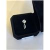 Image 3 : NEW S925 1.0CT SIMULATED DIAMOND (CZ) TWIST RING, RESIZEABLE, MOUNTED IN 925 STERLING SILVER W/ WHIT