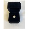 Image 2 : NEW S925 2.0CT EMERALD CUT MOISSANITE STONE HALO RING, RESIZEABLE, MOUNTED IN 925 STERLING SILVER W/