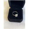 Image 4 : NEW S925 2.0CT EMERALD CUT MOISSANITE STONE HALO RING, RESIZEABLE, MOUNTED IN 925 STERLING SILVER W/