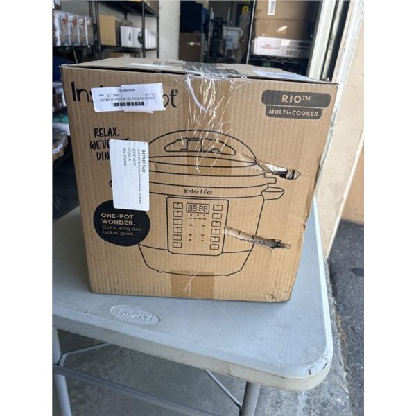 INSTANT POT RIO 7-IN-1 6QT PRESSURE COOKER - TESTED WORKING, RETAIL $159