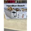 Image 1 : HAMILTON BEACH 2 SLICE MODERN CHROME TOASTER - TESTED WORKING