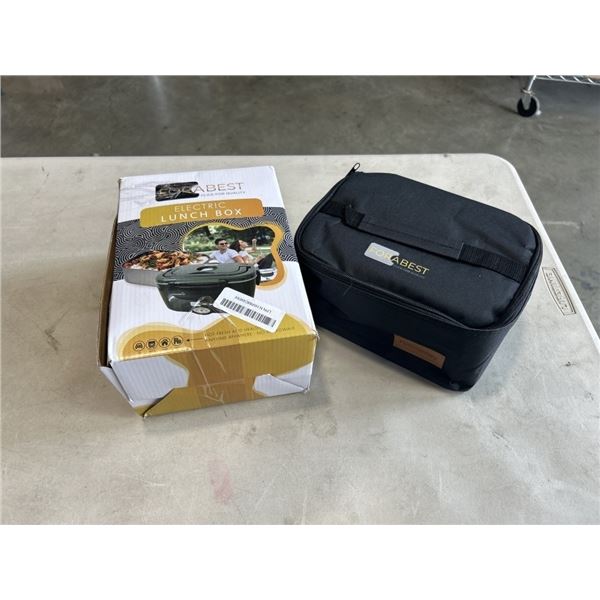 2 ARMY GREEN FORABEST ELECTRIC LUNCH BOXES