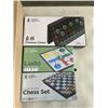 Image 2 : YELLOW MOUNTAIN AMERICAN MAHJONG SET IN SOFT CASE AND CHINESE CHESS AND MAGNETIC TRAVEL CHESS SET AN
