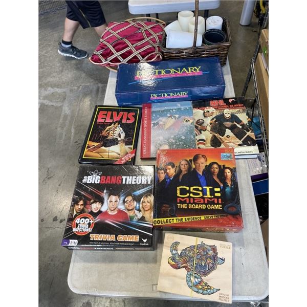 BOX OF HOUSEHOLD DECOR