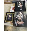 Image 1 : 2 ANGELINA WRONA ARTWORKS, RING SIZEING KIT, AND PICTURE FRAME