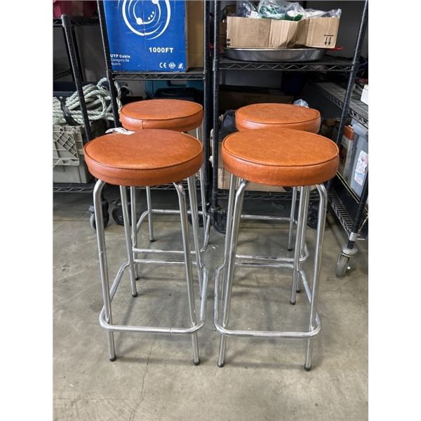 4 MCM BAR STOOLS