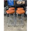Image 1 : 4 MCM BAR STOOLS