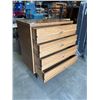 Image 2 : MCM SOLID WALNUT 4 DRAWER DRESSER