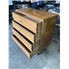 Image 3 : MCM SOLID WALNUT 4 DRAWER DRESSER
