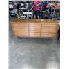 Image 1 : MCM SOLID WALNUT 9 DRAWER DRESSER