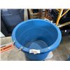Image 4 : 4 LARGE BLUE FEED / WATER TUBS