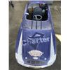 Image 2 : GAS POWERED GO CART W/ FIBER GLASS SHELL - WORKING, PULL CORD NEEDS REPLACING