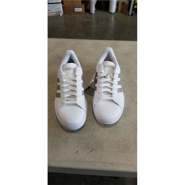 ADIDAS MENS WHITE BREAKNET SLEEK SHOES. SIZE 9 US