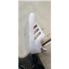 Image 3 : ADIDAS MENS WHITE BREAKNET SLEEK SHOES. SIZE 9 US