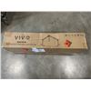 Image 4 : VIVO BLACK LARGE ELECTRIC SINGLE MOTOR CORNER DESK FRAME AND BLACK 75" X 63" CORNER TABLE TOP