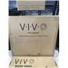 Image 2 : VIVO GRAY CLAMP-ON DESK PRIVACY PANEL AND VIVO SILVER PNEUMATIC ARM TV WALL MOUNT