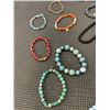 Image 4 : ASSORTED BEADED BRACELETS