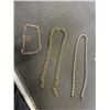 Image 1 : LARGE HEAVY GOLD TONE CHAINS