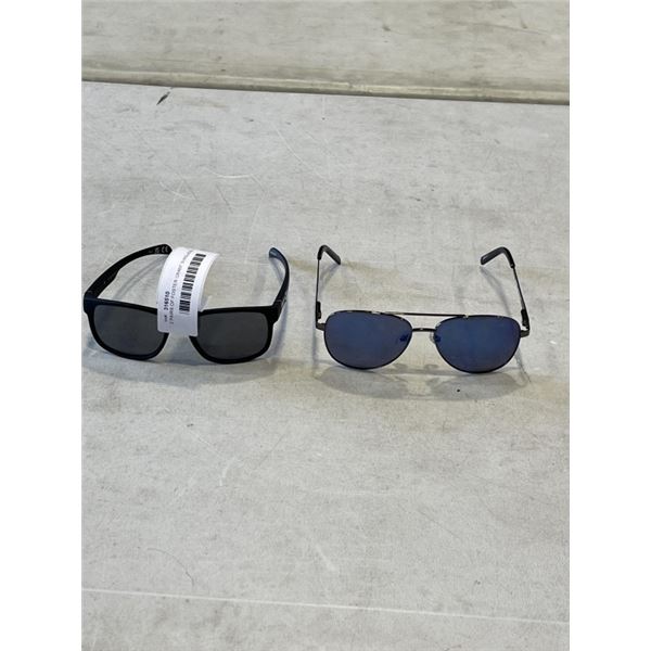 2 PAIRS OF FOSTER GRANT SUNGLASSES. 1 PAIR IS POLARIZED