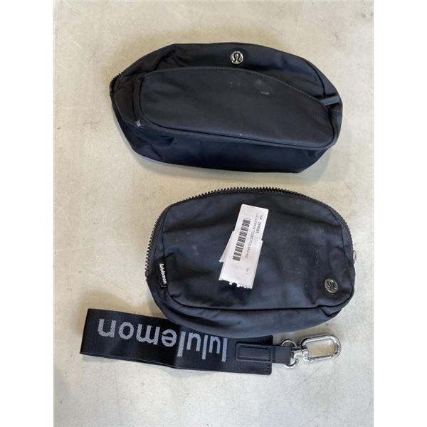 LULULEMON COSMETICS BAG AND LULULEMON FANNYPACK AND LANYARD. UNAUTHENTICATED