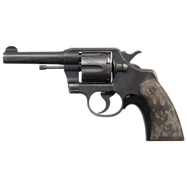 U.S. MARKED COLT COMMANDO DOUBLE ACTION REVOLVER.