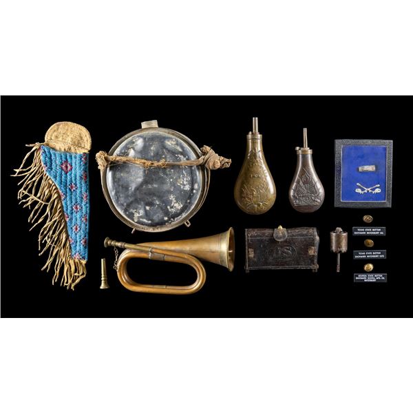 GROUP OF INDIAN WAR ITEMS.