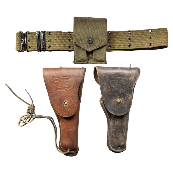 U.S. M1911 HOLSTERS AND BELT.