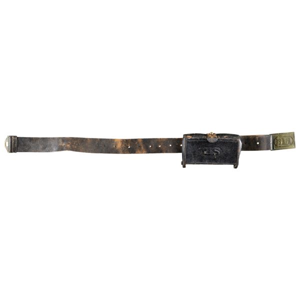INDIAN WAR ERA MCKEEVER CARTRIDGE BOX.