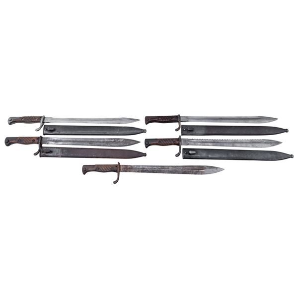 LOT OF 5 GERMAN 98/05 BAYONETS.