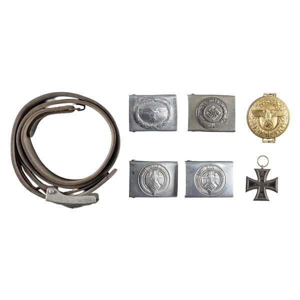 WWII GERMAN BELT BUCKLES & MORE.