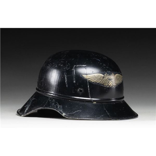 WWII GERMAN LUFTSCHUTZ GLADIATOR STYLE HELMET.